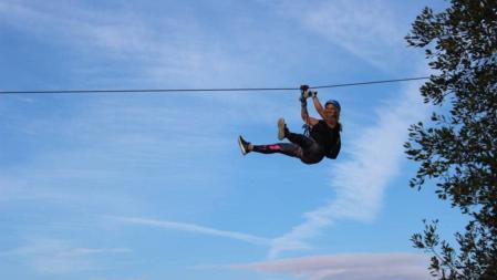 Tirolina Comares 436 m