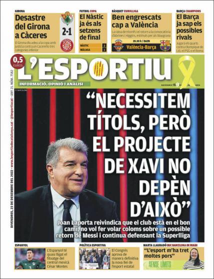 Portada de L'Esportiu