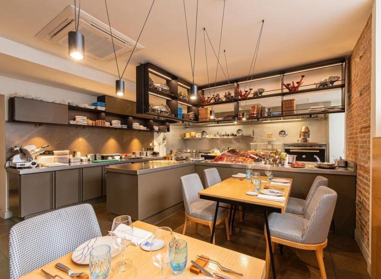 El restaurante es un rincón único en el Born.