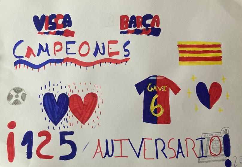 Participantes y ganadores del concurso de dibujo de la PB VIllabalter