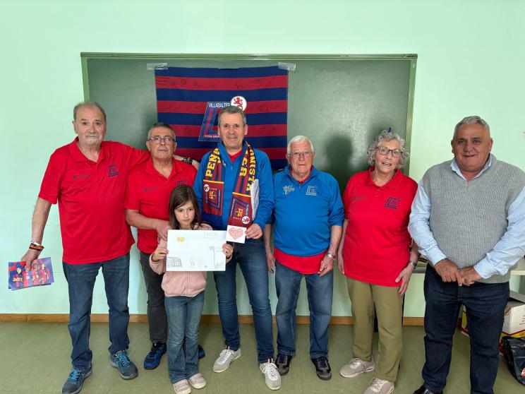 Participantes y ganadores del concurso de dibujo de la PB VIllabalter