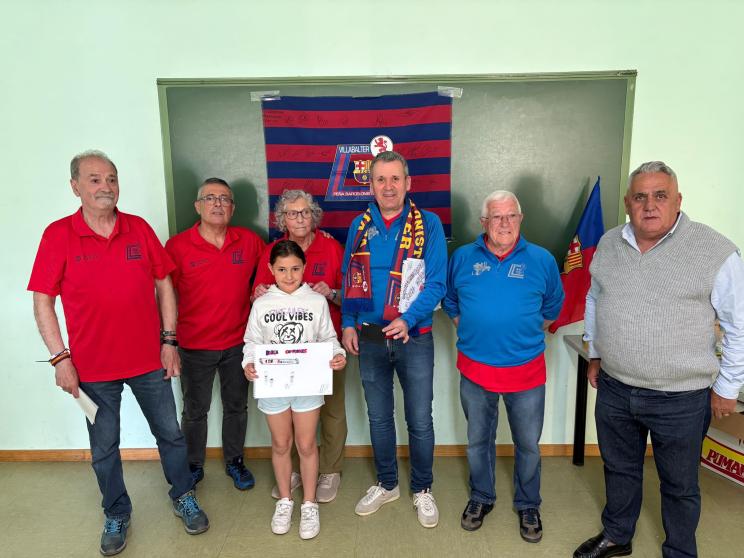 Participantes y ganadores del concurso de dibujo de la PB VIllabalter