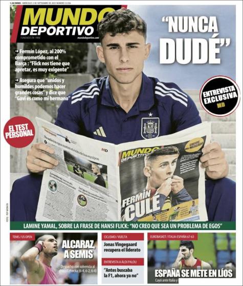 Portada Mundo Deportivo