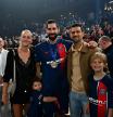 Djokovic, protagonista en la gran noche de Nikola Karabatic