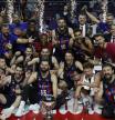 El equipo azulgrana, apoyado en su defensa, su acierto triple y un gran esfuerzo coral, ha colocado el 3-0 definitivo en la final de la Liga Endesa