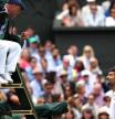 Novak Djokovic se las tuvo con el juez de silla, el irlandés Fergus Murphy, durante la final de Wimbledon contra Carlos Alcaraz