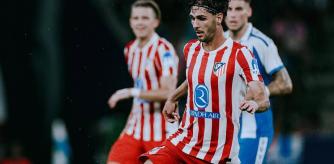 Esperanzador debut oficial de Johnny Cardoso con la camiseta del Atlético de Madrid.