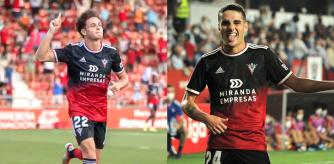 El jugador cedido por el Atlético de Madrid en el C.D. Mirandés, está haciendo una buena temporada. Rodrigo Riquelme.