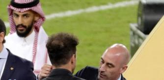 Simeone y Rubiales, en la primera Supercopa de España en Arabia Saudí