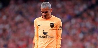 Antoine Griezmann, delantero del Atlético de Madrid, celebrando el gol que le marcó al Athletic de Bilbao en San Mamés.