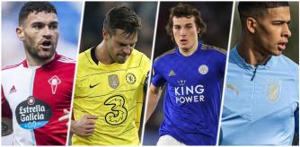 Las nuevas incorporaciones del Atlético de Madrid: Javi Galán, César Azpilicueta, Caglar Soyuncu y Santiago Mouriño.