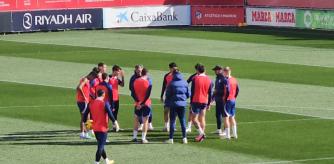 Entrenamiento del Atlético de Madrid.