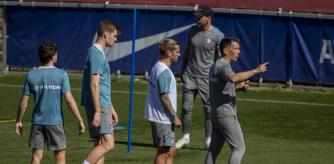 El Atlético de Madrid comenzó a preparar este lunes 31 de marzo, el choque de vuelta de las semifinales de la Copa del Rey ante el FC Barcelona.