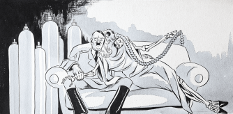 Una de las inspiradas viñetas de Mario Armengol