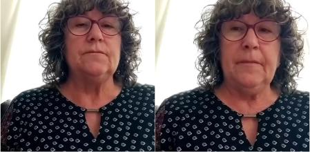 Cándida Jiménez, pensionista