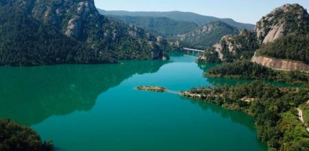 El Embalse de La Llosa del Cavall, paisaje fotogénico en Lleida