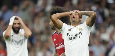 Mariano Díaz y Benzema se lamentan tras perdonar una ocasión