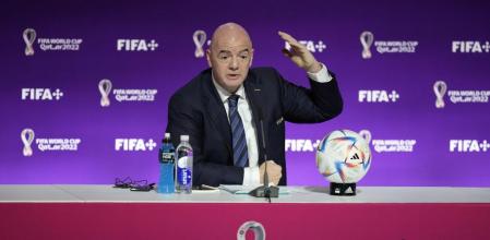 El presidente de la FIFA, Gianni Infantino, dijo sentirse 