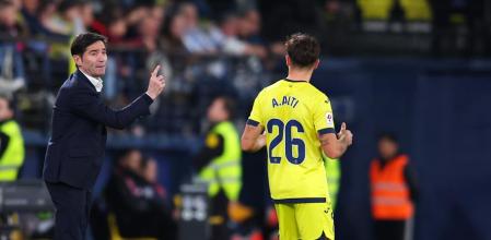 Marcelino, en el partido ante la Real Sociedad