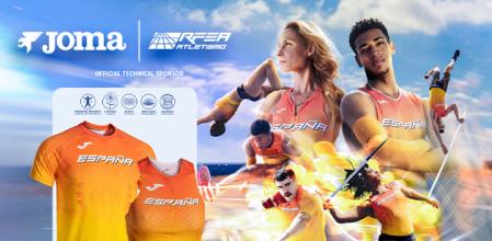 Equipación de la Selección Española de Atletismo para los JJOO París 2024.