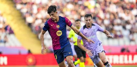 Marc Bernal, durante el partido ante el Athletic
