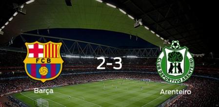 El Arenteiro vence por 2-3 al Barcelona B