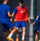 Entrenamiento del Barça de cara al partido contra el Atlético