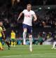 LONDON, ENGLAND - AUGUST 26: Harry Kane of Tottenham Hotspur celebrates after scoring their team's second goal during the UEFA Conference League Play-Offs Leg Two match between Tottenham Hotspur and Pacos de Ferreira at on August 26, 2021 in London, England. (Photo by Catherine Ivill/Getty Images)