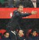 Julen Lopetegui da indicaciones a sus hombres en el duelo de este martes ante el Barça