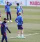 Última sesión de trabajo del Atlético de Madrid en el Cerro del Espino con la vista puesta en ese choque liguero del Camp Nou.