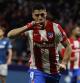 Luis Suárez celebrando con el Atlético de Madrid uno de sus goles al Alavés.