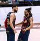 Tornike Shengelia y Pierria Henry durante su etapa en Baskonia