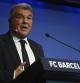 Joan Laporta, presidente del FC Barcelona, en rueda de prensa