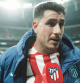 Giménez, al término del encuentro que el Atlético disputó ante el Besiktas.