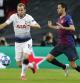 Harry Kane y Sergio Busquets, en un Tottenham-Barça