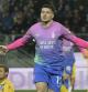 AC Milan's Luka Jovic celebrates scoring his side's third goal during the Italian soccer match between Frosinone and AC Milan, at the Benito Stirpe Stadium in Frosinone, Italy, Saturday, Feb. 3, 2024. (Alessandro Garofalo/LaPresse via AP)