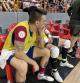 Lozano, cabizbajo tras su lesión