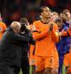 AMSTERDAM, NETHERLANDS - NOVEMBER 17: Virgil van Dijk of the Netherlands applauds the fans following the FIFA World Cup 2026 qualifier match between Netherlands and Lithuania at Johan Cruijff Arena on November 17, 2025 in Amsterdam, Netherlands. (Photo by Dean Mouhtaropoulos/Getty Images)