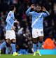Semenyo celebra su primer gol con el Manchester City (Photo by Lewis Storey/Getty Images)