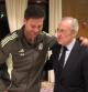 El presidente del Real Madrid se trasladó al hotel de concentración del equipo, donde saludó a los jugadores y al cuerpo técnico antes de la final de la Supercopa de España.