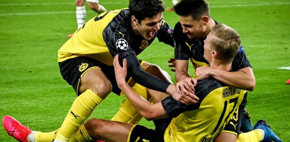 Neymar marca pero el doblete de Haaland da ventaja al Dortmund
