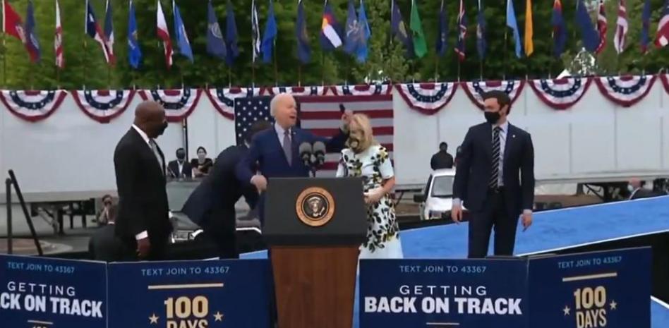 La mascarilla perdida de Joe Biden