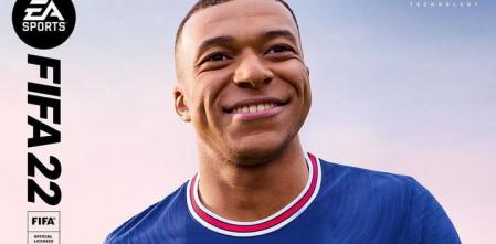 Mbappé, portada del FIFA 22 con los colores del PSG