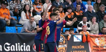 El Barça revive con un milagro en Burela: remontada de infarto ¡en menos de medio minuto!