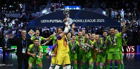El Palma Futsal, campeón de Europa por tercera vez consecutiva