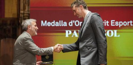 Barcelona rinde homenaje a Pau Gasol con la Medalla de Oro al Mérito Deportivo
