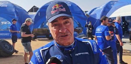 Carlos Sainz habló ante los medios tras la etapa 11 del Dakar 2026