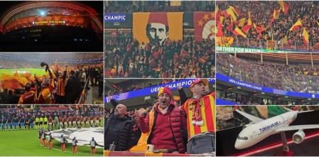 Así vivió el Estadio Ali Sami Yen el partido ante el Atlético de Madrid