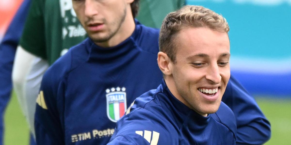 Frattesi se ejercita normalidad; Barella y Fagioli, aparte