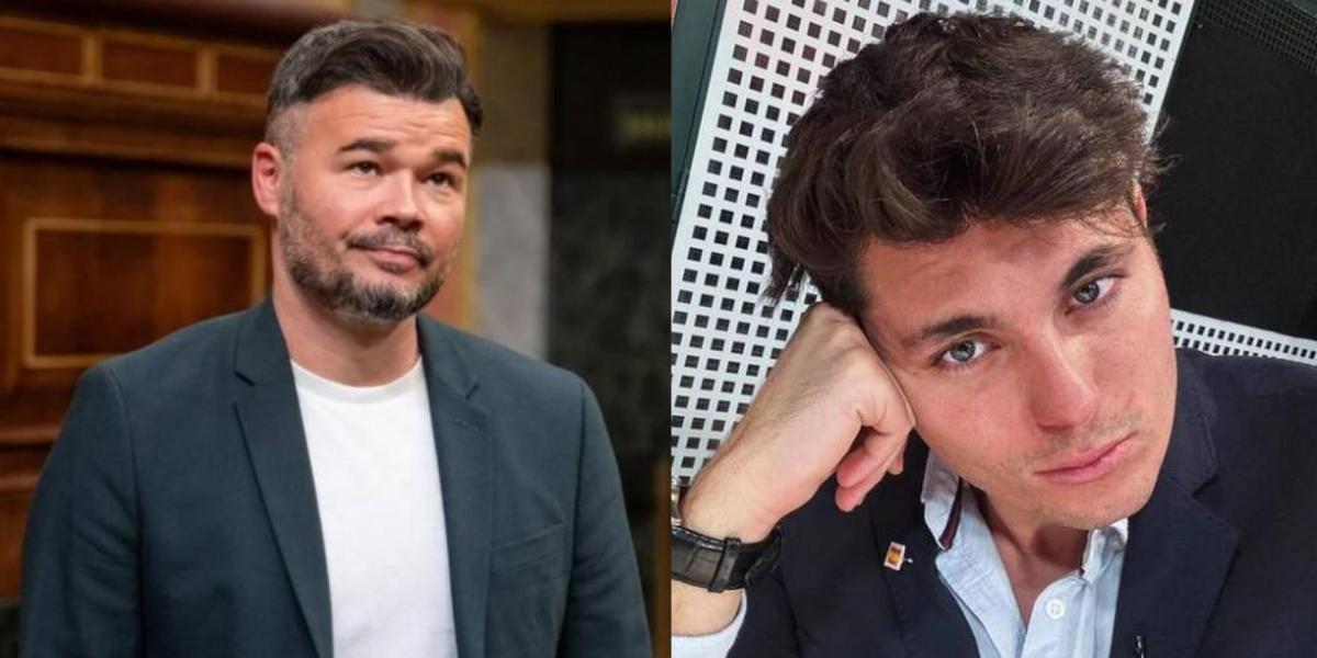 Vito Quiles hace lo nunca visto y da la cara por Gabriel Rufián: Esto es lamentable